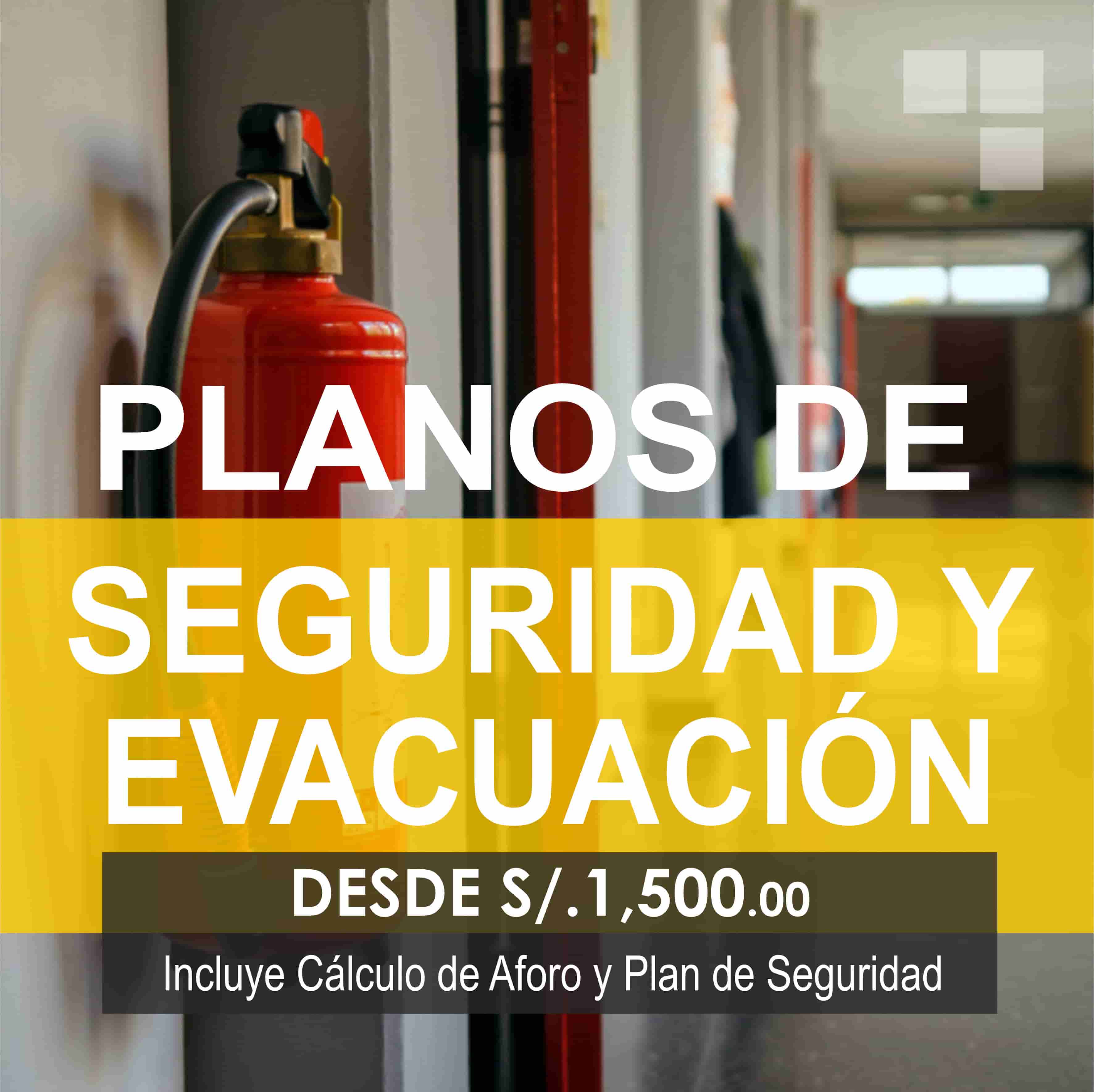 asarquitectos,plano de seguridad y evacuacion,